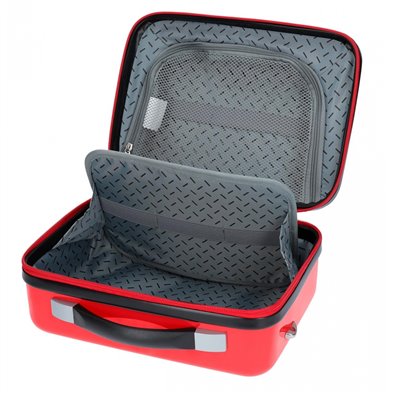 Neceser ABS Playful Adaptable Rojo