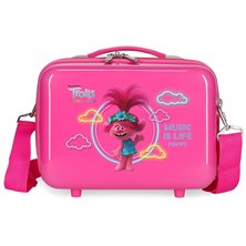 Neceser ABS Trolls Music is Life Adaptable Fucsia