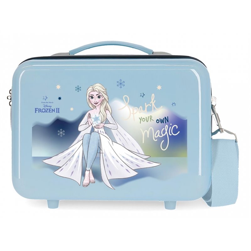 Neceser ABS Frozen Spark your own magic Azul Adaptable