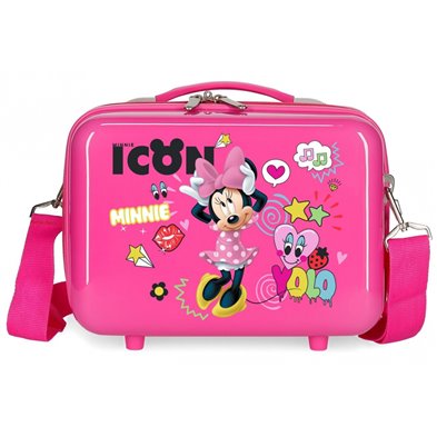 Neceser ABS Enjoy Minnie icon Adaptable Fucsia