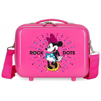 Neceser ABS Minnie Rock Dots Fucsia