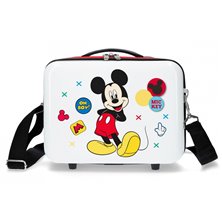 Neceser adaptable a trolley Mickey Enjoy the Day Oh Boy Blanco