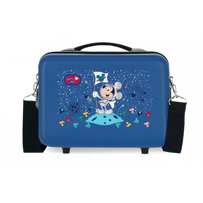 Neceser ABS Adaptable Mickey on the Moon Azul