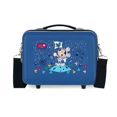 Neceser ABS Adaptable Mickey on the Moon Azul