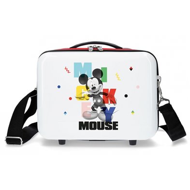 Neceser ABS Mickey´s Party Blanco
