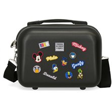 Neceser ABS Mickey Adaptable personajes negra