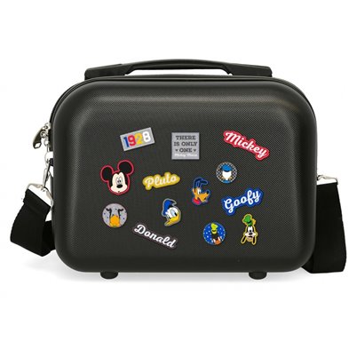 Neceser ABS Mickey Adaptable personajes negra