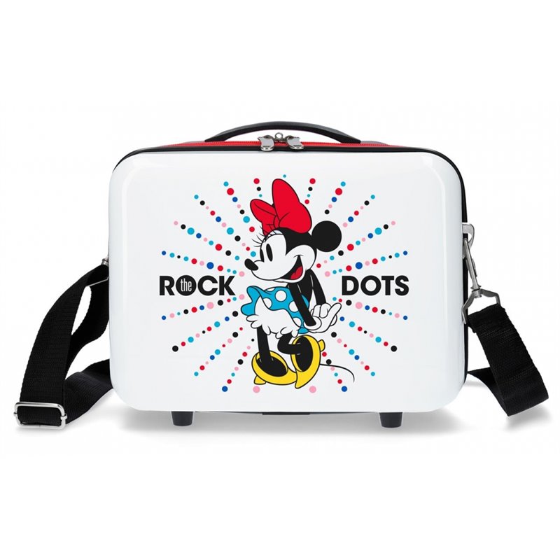 Neceser ABS Minnie Magic dots adaptable a trolley