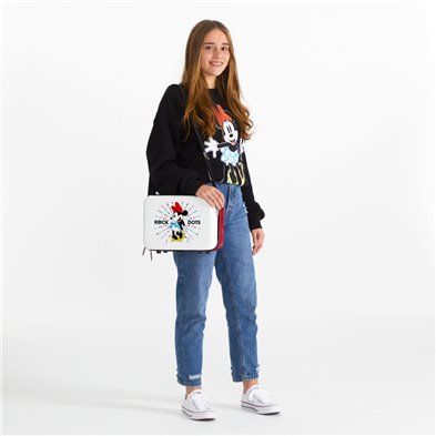 Neceser ABS Minnie Magic dots adaptable a trolley