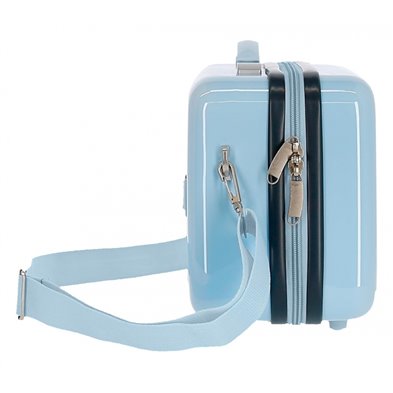 Neceser ABS Let´s Travel Mickey New York Adaptable Azul claro