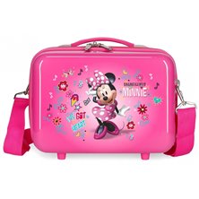Neceser ABS Enjoy Minnie Heart Adaptable Fucsia