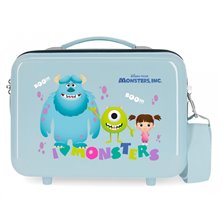 Neceser ABS Monsters Boo! Adaptable Azul claro