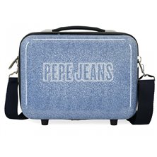 Neceser ABS Pepe Jeans Digital Gail Adaptable denim