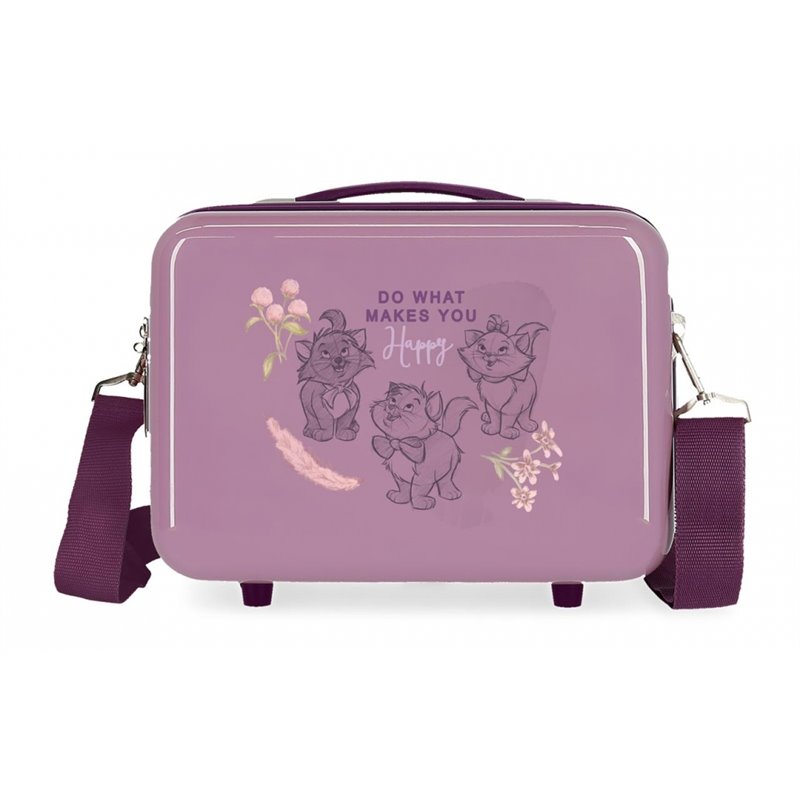 Neceser ABS Aristogatos Nude adaptable