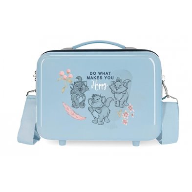 Neceser ABS Aristogatos Azul adaptable