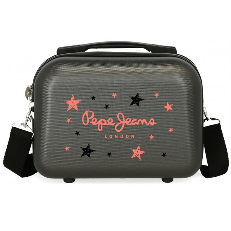 Neceser ABS Pepe Jeans DENIM STAR Adaptable gris