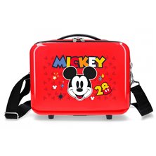 Neceser ABS Mickey Get Moving Adaptable Rojo