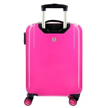 Maleta de cabina ENSO Arcoiris Positive Vives rígida 55cm Blanco