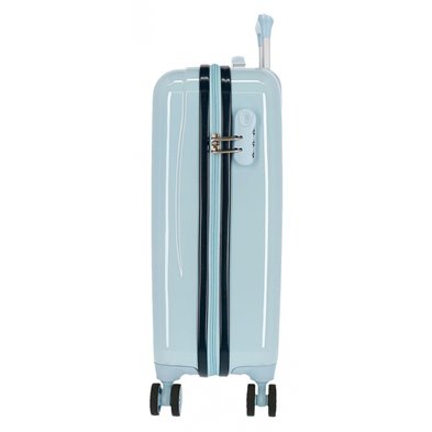 Maleta de Cabina Enso Daisy Azul claro rígida 55cm