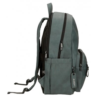 Mochila portaordenador dos compartimentos Adept Axel Azul