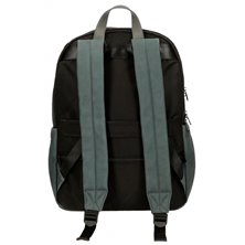 Mochila portaordenador dos compartimentos Adept Axel Azul