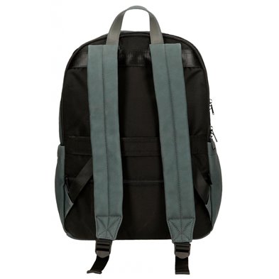 Mochila portaordenador dos compartimentos Adept Axel Azul