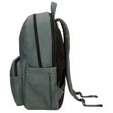 Mochila portaordenador dos compartimentos Adept Axel Azul