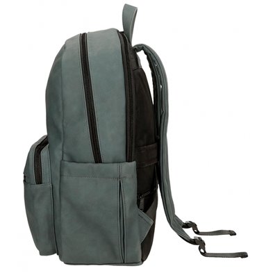 Mochila portaordenador dos compartimentos Adept Axel Azul