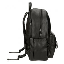 Mochila portaordenador dos compartimentos Adept Axel Negro