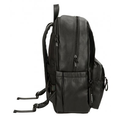 Mochila portaordenador dos compartimentos Adept Axel Negro