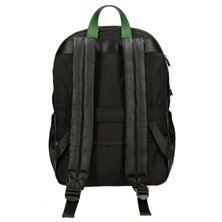 Mochila portaordenador dos compartimentos Adept Axel Negro