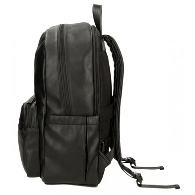 Mochila portaordenador dos compartimentos Adept Axel Negro