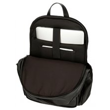 Mochila portaordenador dos compartimentos Adept Axel Negro