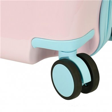 Maleta infantil 2 ruedas multidireccionales Enso Magic Unicorn Rosa