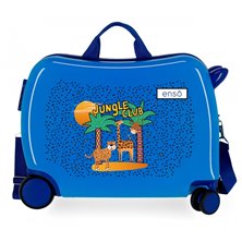 Maleta infantil 2 ruedas multidireccionales Enso Wild Jungle
