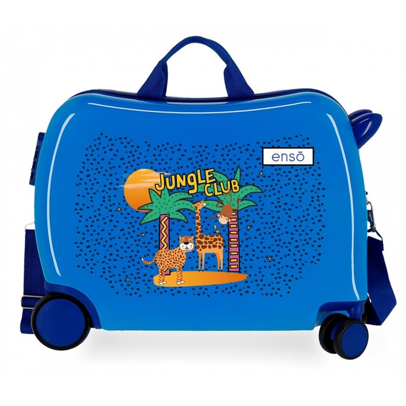 Maleta infantil 2 ruedas multidireccionales Enso Wild Jungle