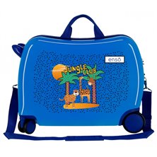 Maleta infantil 2 ruedas multidireccionales Enso Wild Jungle
