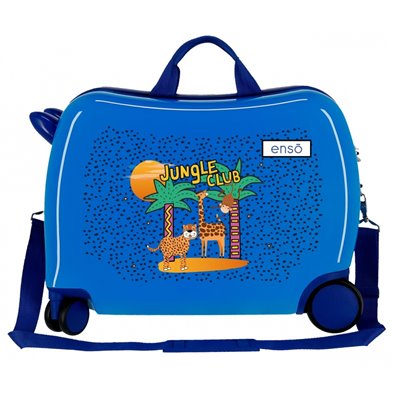 Maleta infantil 2 ruedas multidireccionales Enso Wild Jungle