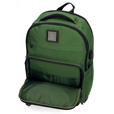 Mochila portaordenador dos compartimentos Adept Fox.
