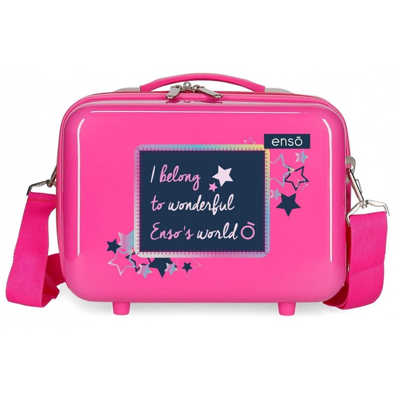 Neceser ABS Enso Make a Wish Adaptable Fucsia