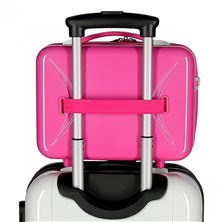 Neceser ABS Enso Cat Cuddler Adaptable Fucsia