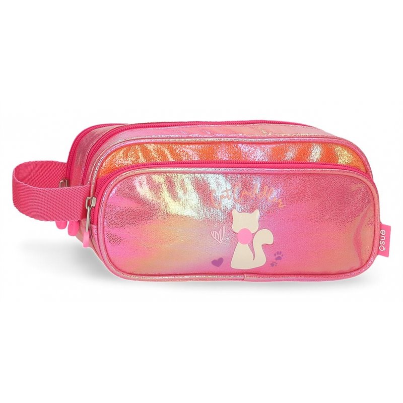 Estuche Enso Cat Cuddler Triple Cremallera