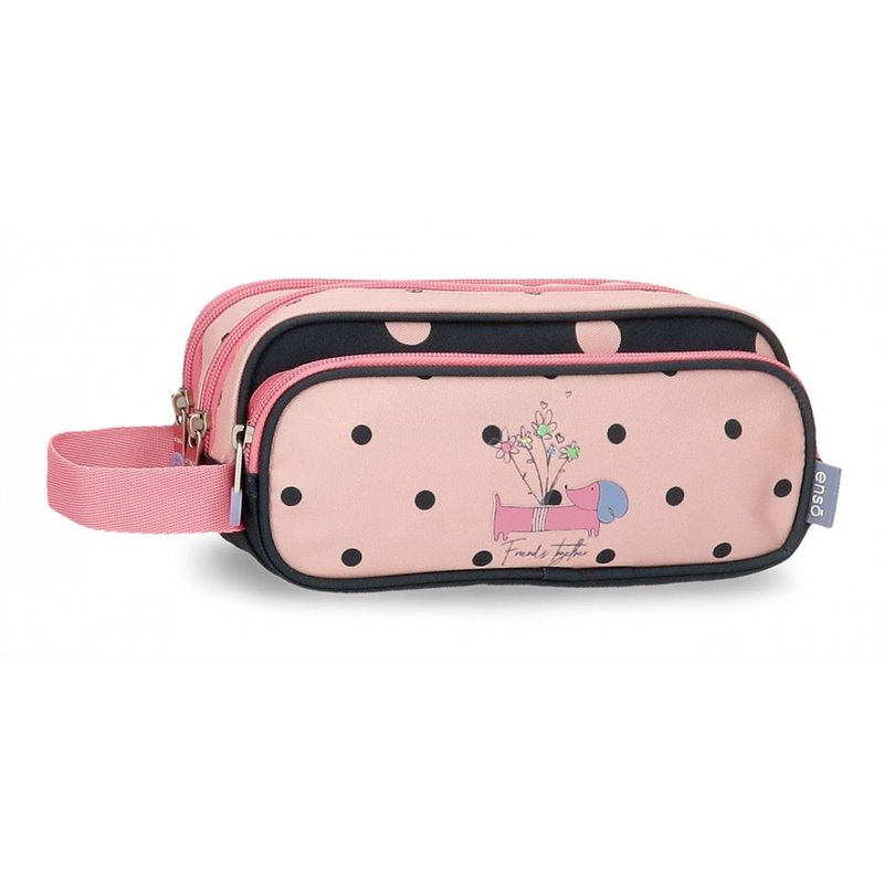 Estuche Enso Friends Together Triple Cremallera