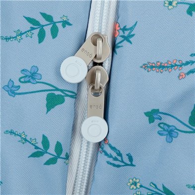 Estuche Enso We Love Flowers Triple Cremallera