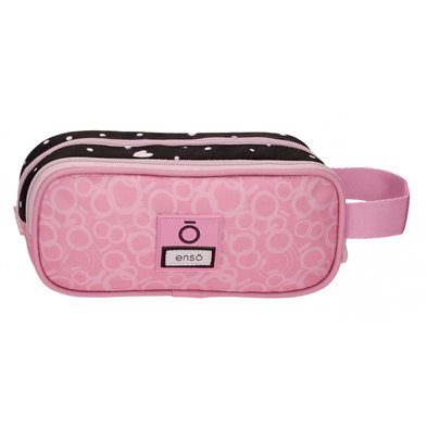 Estuche Enso Love Vibes Triple Cremallera