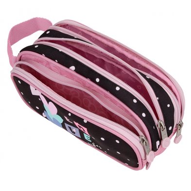 Estuche Enso Love Vibes Triple Cremallera