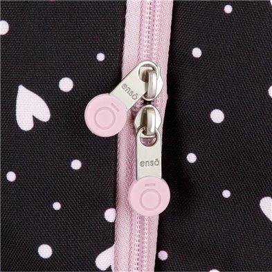 Estuche Enso Love Vibes Triple Cremallera