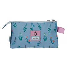 Estuche Enso We Love Flowers Tres Compartimentos