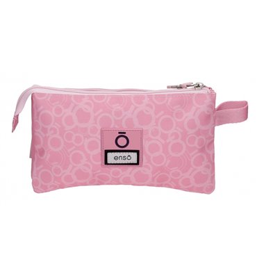 Estuche Enso Love Vibes Tres Compartimentos