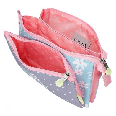 Estuche Enso Daisy Tres Compartimentos